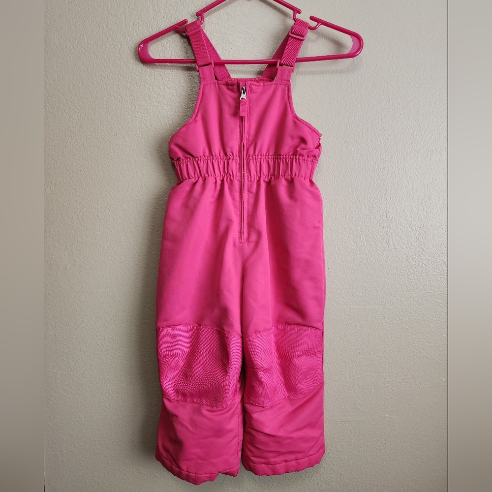 Pink Snow Pants Overalls